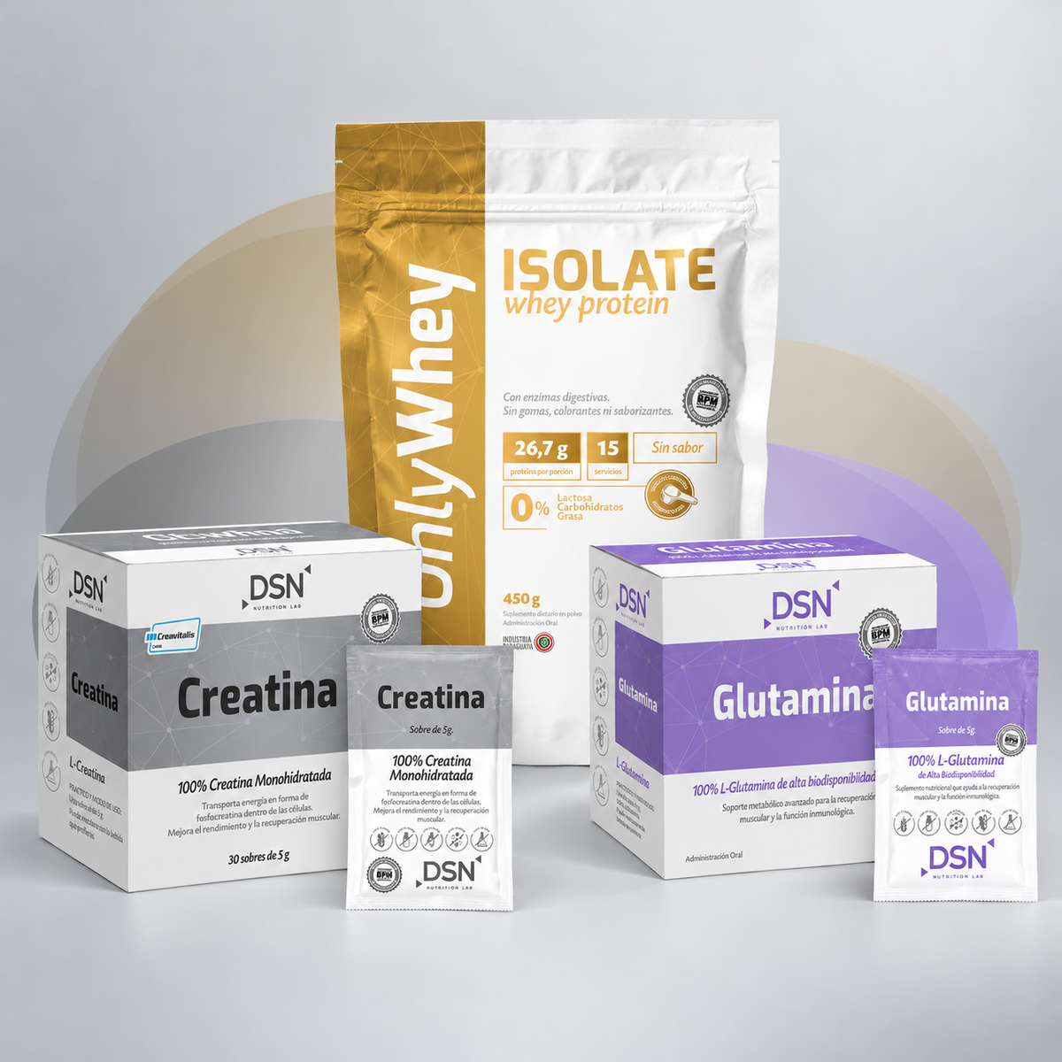 Combo Primavera Premium | ONLYWHEY + Creavitalis® + Glutamina DSN